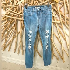 PACSUN EC High-Rise Distressed Skinny Leg Jegging/Jeans
